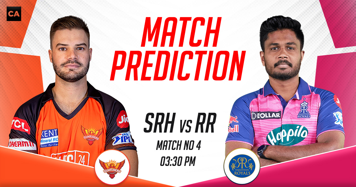 SRH vs RR Match Prediction, IPL 2023, Match 4