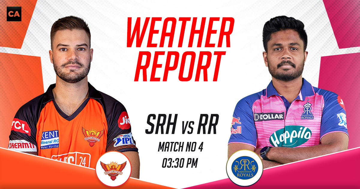 Srh Vs Rr Weather Report Live Today And Pitch Report Of Hyderabad