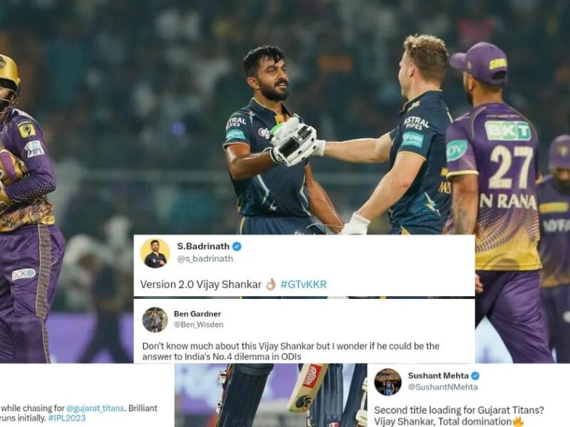 KKR vs GT: Twitter Reacts As Vijay Shankar's Heroics Help Gujarat Titans Register Thumping Win Over Kolkata Knight Riders