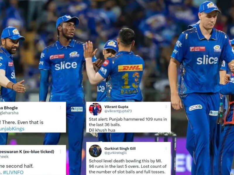 MI vs PBKS: Twitter Stunned As Mumbai Indians Bowling Unit Gets Smacked All Around The Park As Punjab Kings Script Multiple Records