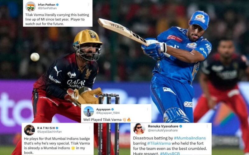 RCB vs MI "He Is Carrying The Batting Lineup Of MI" Irfan Pathan Leads Praise For Tilak Varma