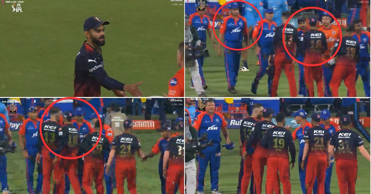 RCB vs DC: Watch- Virat Kohli Ignores Sourav Ganguly For A Handshake After The Match In IPL 2023
