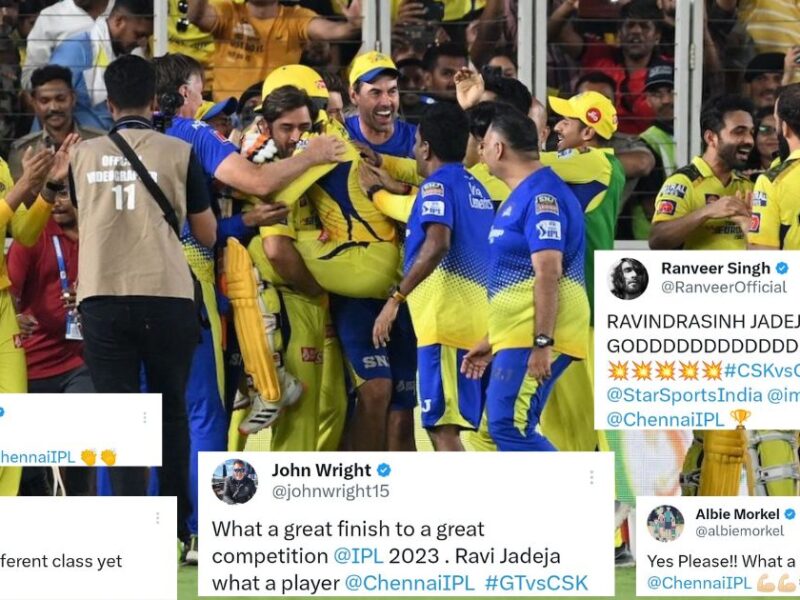 CSK vs GT: "What A Final"- Twitter Erupts As Chennai Super Kings Beat Gujarat Titans In IPL 2023 Final To Bag 5th Title And Equals Mumbai Indians' Record
