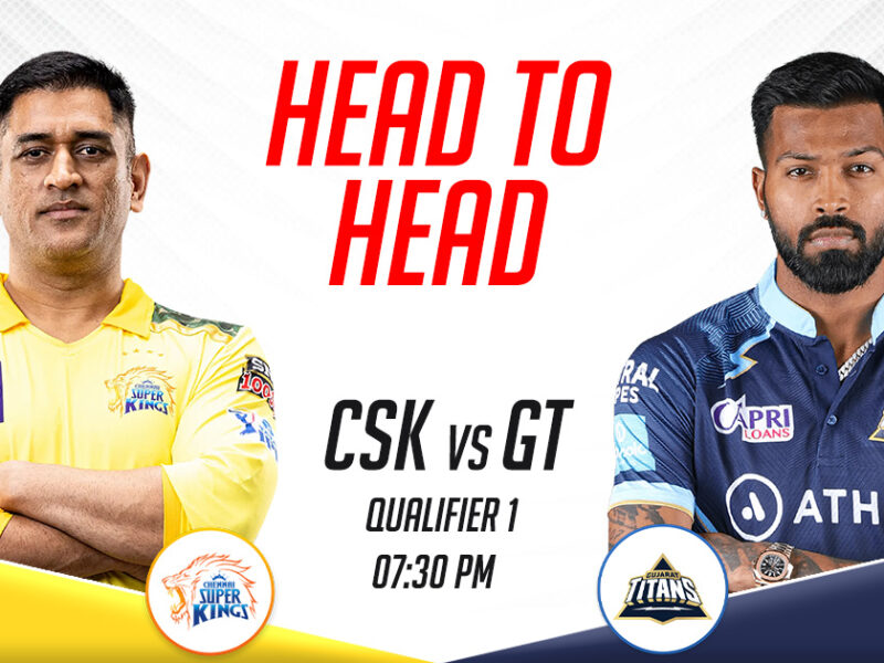 CSK vs GT Head to Head Records, Qualifier 1, IPL 2023