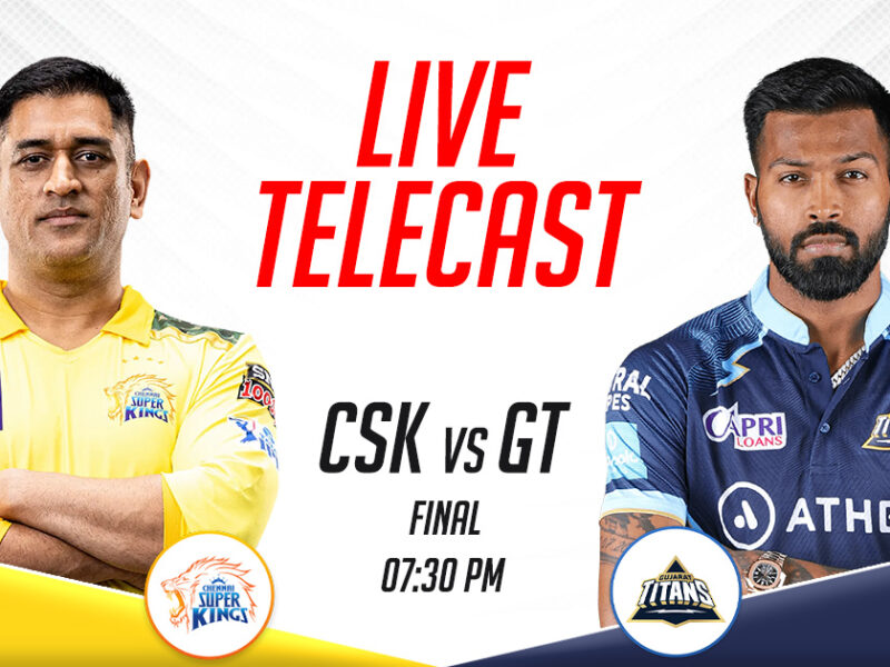CSK vs GT Live Telecast Channel In India, IPL 2023 Final
