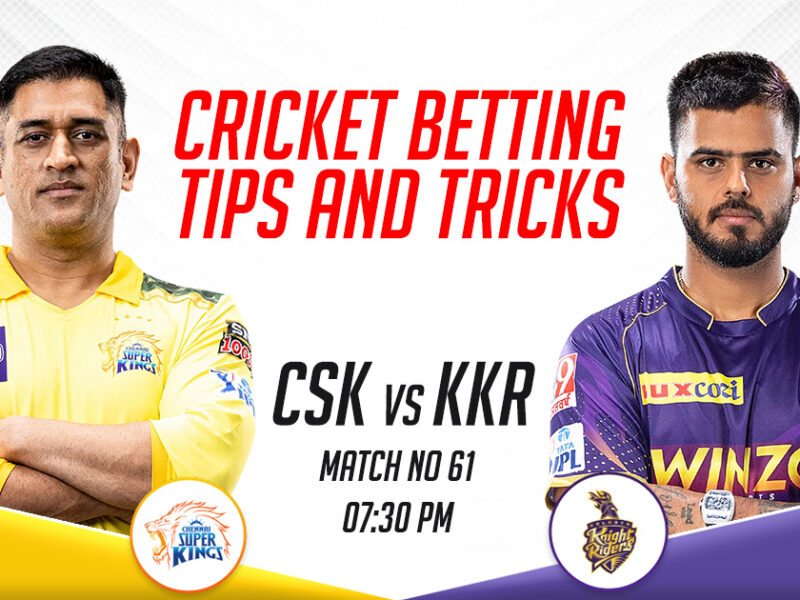CSK vs KKR Cricket Betting Tips and Tricks, IPL 2023, Match 61