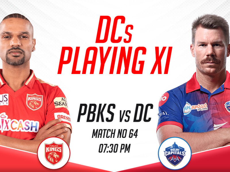 DC Playing XI vs PBKS, IPL 2023, Match 64