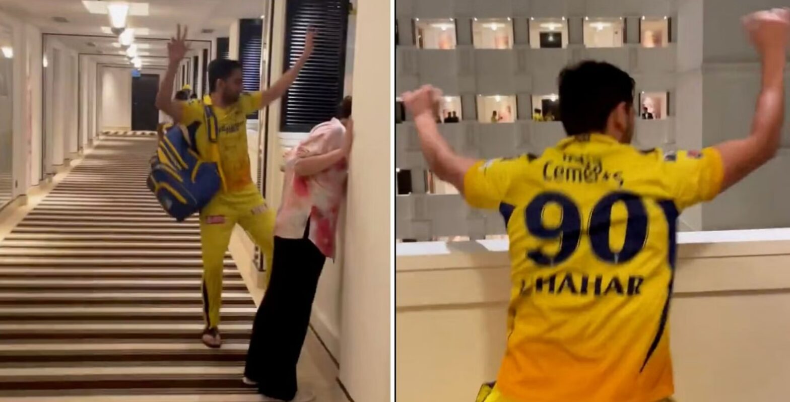 Deepak Chahar celebrations