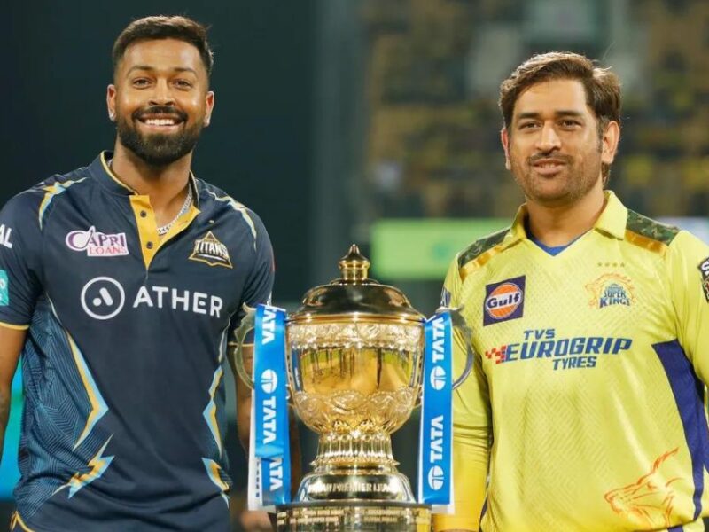 IPL 2023 CSK Captain MS Dhoni, GT Captain Hardik Pandya