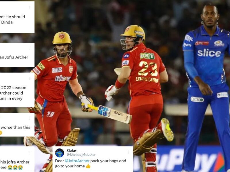 PBKS vs MI: "Virat Kohli Ended Jofra Archer" - Twitter Trolls Mumbai Indians Pacer As He Produces One Of His Worst T20 Spells