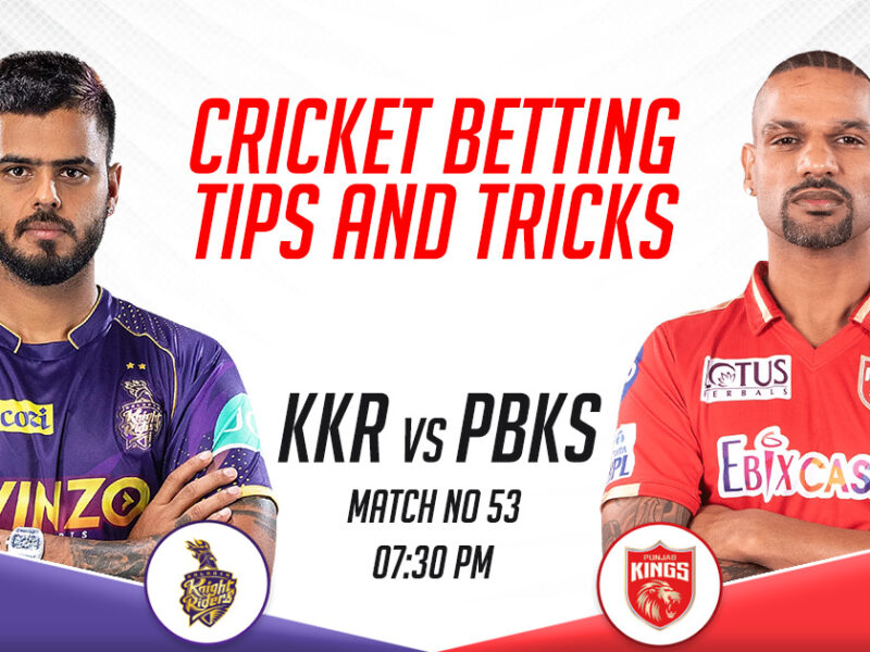 KKR vs PBKS Cricket Betting Tips and Tricks, IPL 2023, Match 53