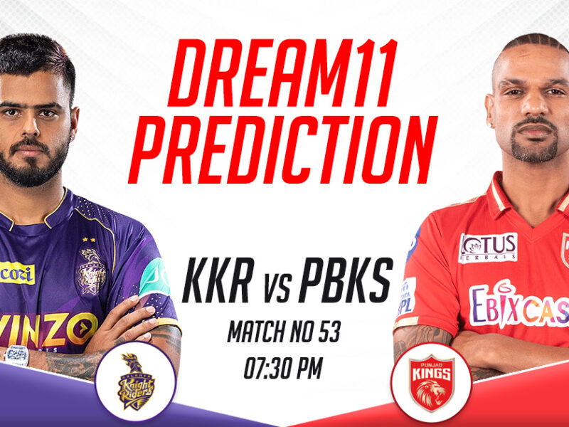 KKR vs PBKS Dream11 Prediction Today Match, Dream11 Team Today, Fantasy Cricket Tips- IPL 2023, Match 53