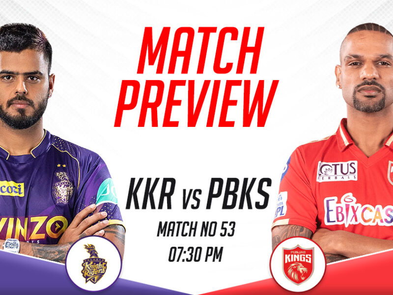 KKR vs PBKS Match Preview, IPL 2023, Match 53