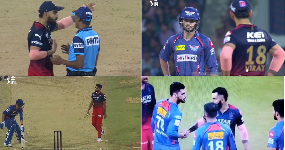 LSG vs RCB: WATCH - Furious Virat Kohli Engages In Fight With Naveen-Ul ...