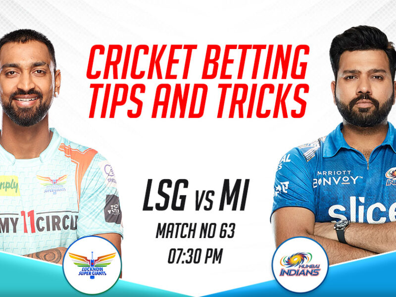 LSG vs MI Cricket Betting Tips and Tricks, IPL 2023, Match 63