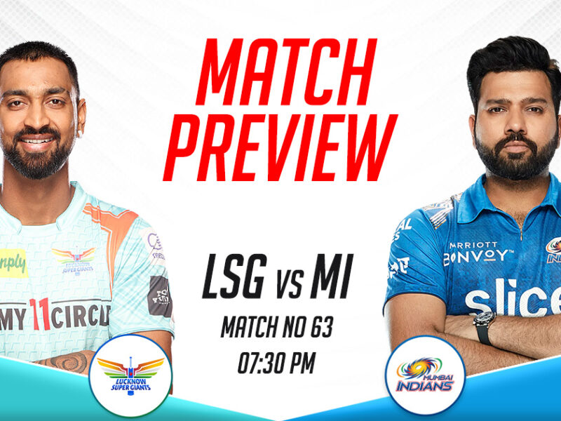 LSG vs MI Match Preview, IPL 2023, Match 63
