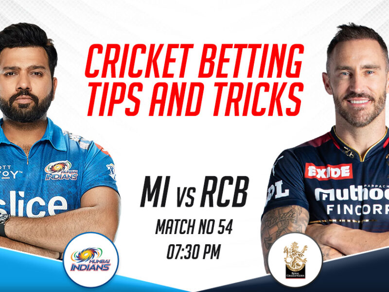 MI vs RCB Cricket Betting Tips and Tricks, IPL 2023, Match 54