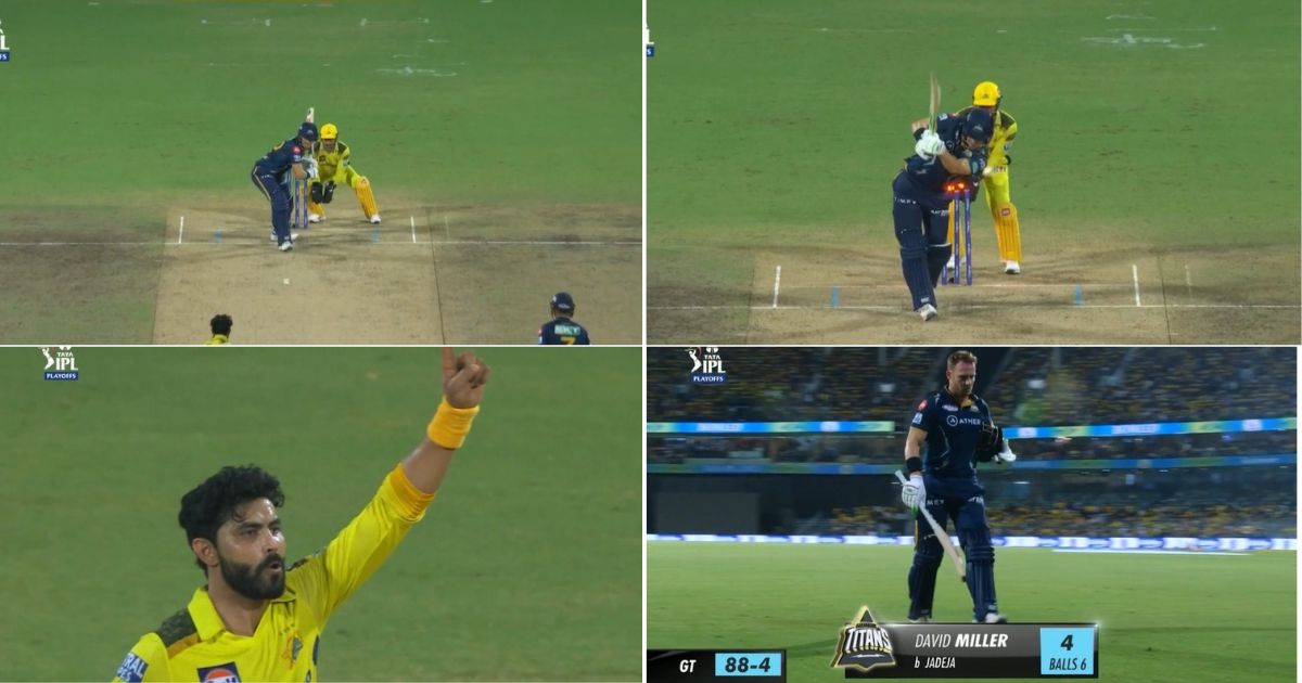 GT vs CSK: WATCH- Ravindra Jadeja Bamboozles David Miller With A Peach Of A Delivery In Chennai
