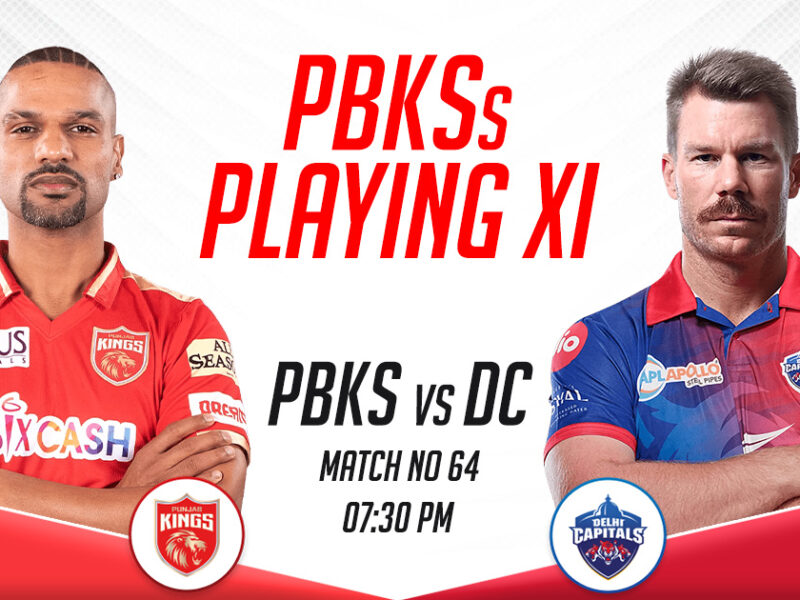 PBKS Playing XI vs DC, IPL 2023, Match 64