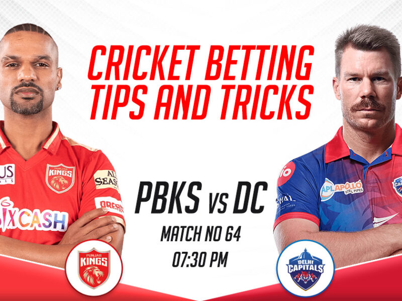PBKS vs DC Cricket Betting Tips and Tricks, IPL 2023, Match 64