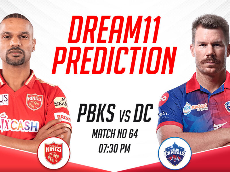 PBKS vs DC Dream11 Prediction Today Match, Dream11 Team Today, Fantasy Cricket Tips- IPL 2023, Match 64