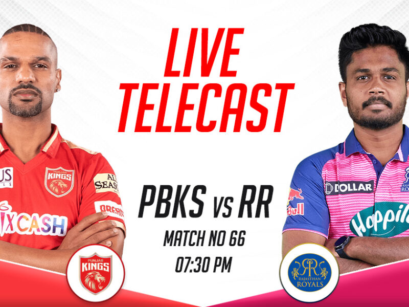 PBKS vs RR Live Telecast Channel In India, IPL 2023, Match 66