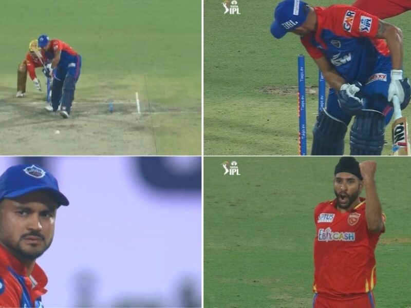 DC vs PBKS: Watch - Harpreet Brar Bamboozles Manish Pandey With A Corker To Send Him Packing For A 3-Ball Duck