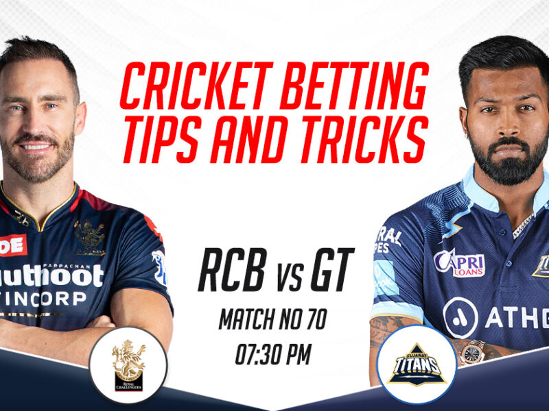 RCB vs GT Cricket Betting Tips and Tricks, IPL 2023, Match 70