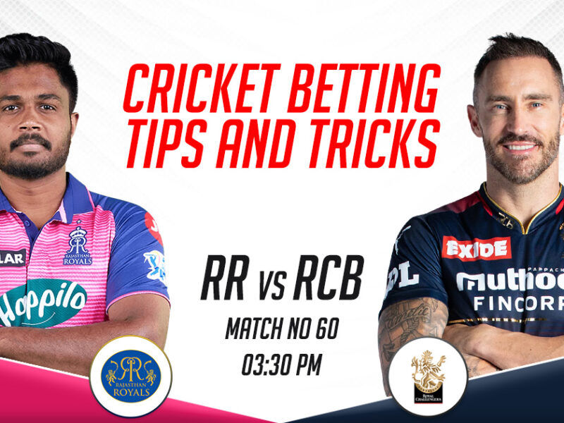 RR vs RCB Cricket Betting Tips and Tricks, IPL 2023, Match 60