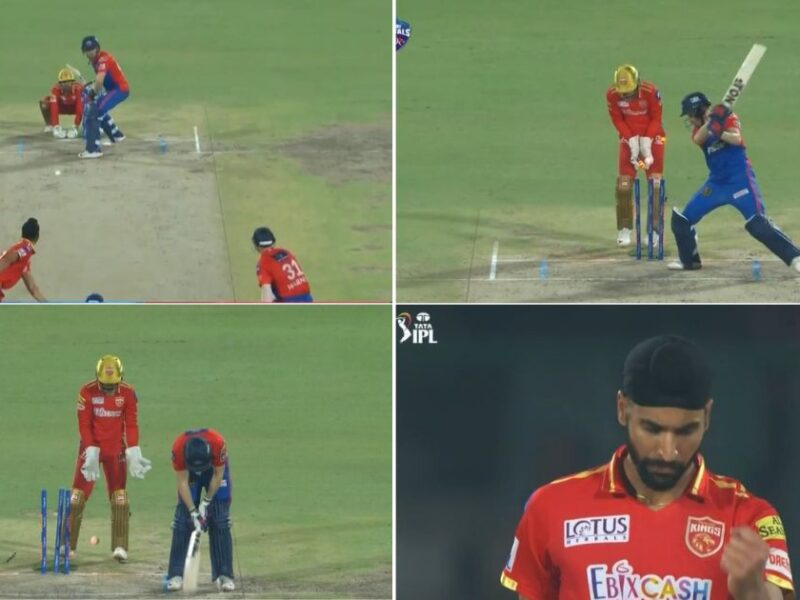 DC vs PBKS: WATCH - Harpreet Brar Outfoxes Phil Salt Right After The Powerplay As Punjab Kings Find Much-Needed Breakthrough