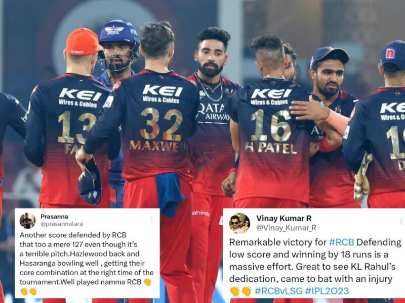 LSG vs RCB: "Brilliant By RCB Bowlers"- Twitter Reacts After Royal Challengers Bangalore Dominate Lucknow Super Giants