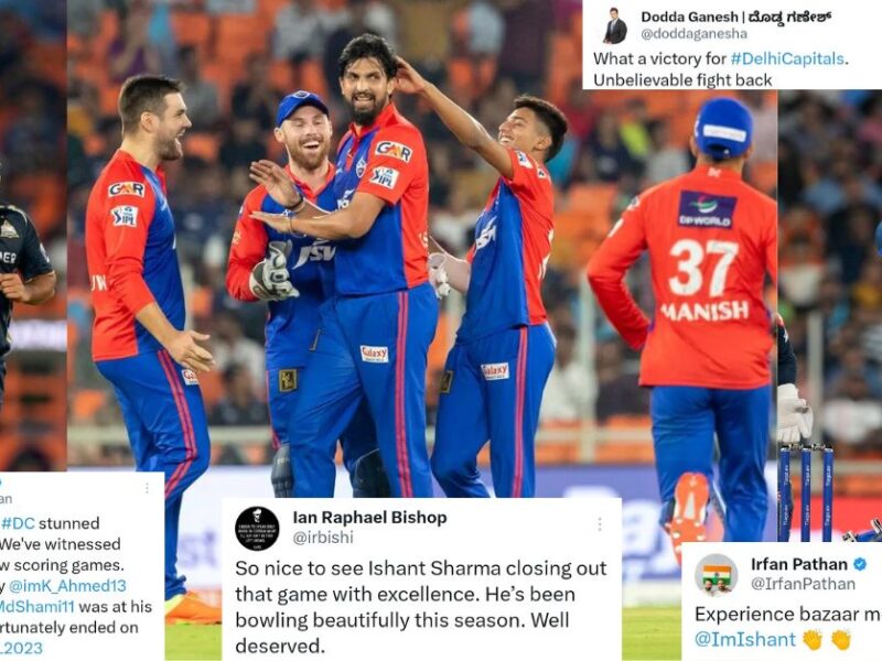 GT vs DC: "Ishant Sharma - The Hero" - Twitter Reacts As Delhi Capitals Snatch Victory From The Jaws Of Defeat Against Gujarat Titans In Low-Scoring IPL 2023 Thriller