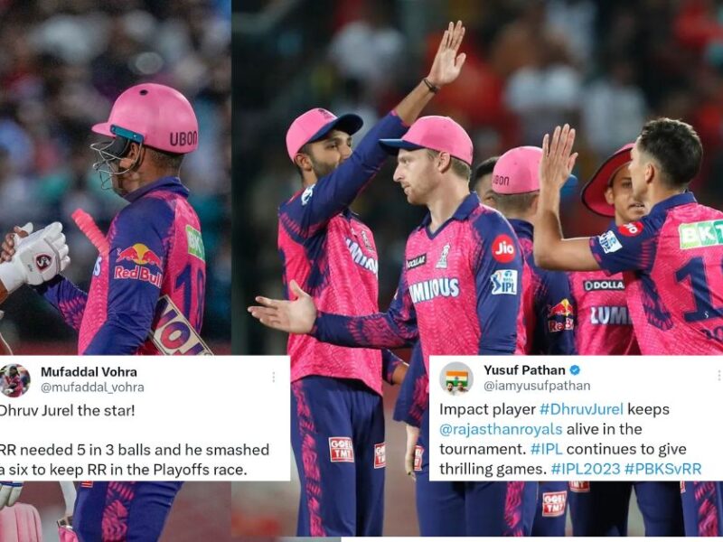 PBKS vs RR: "Dhruv Jurel, The Star "- Twitter Reacts As Rajasthan Royals Earn Crucial Win To Stay Alive And Knock Punjab Kings Out Of The IPL 2023