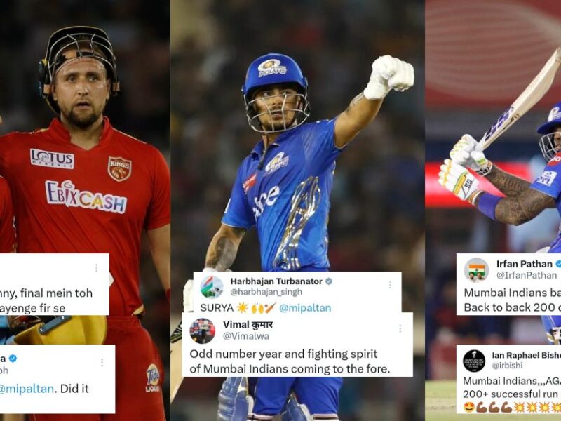 PBKS vs MI: Twitter Erupts As Mumbai Indians Become First Team To Chase Consecutive 200+ IPL Totals After Highest Chase At Mohali