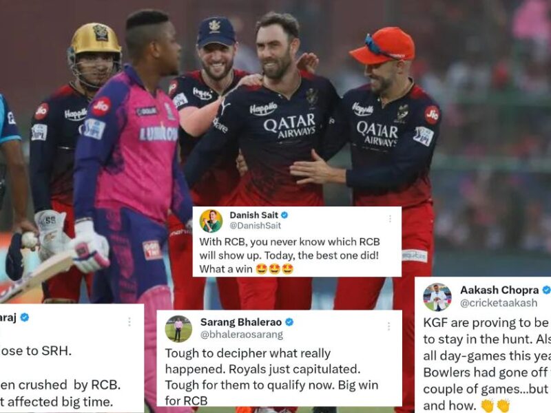 RR vs RCB: "What A Fantastic Win"- Twitter Reacts As Royal Challengers Bangalore Crush Rajasthan Royals To Remain In Hunt For The IPL 2023 Playoffs