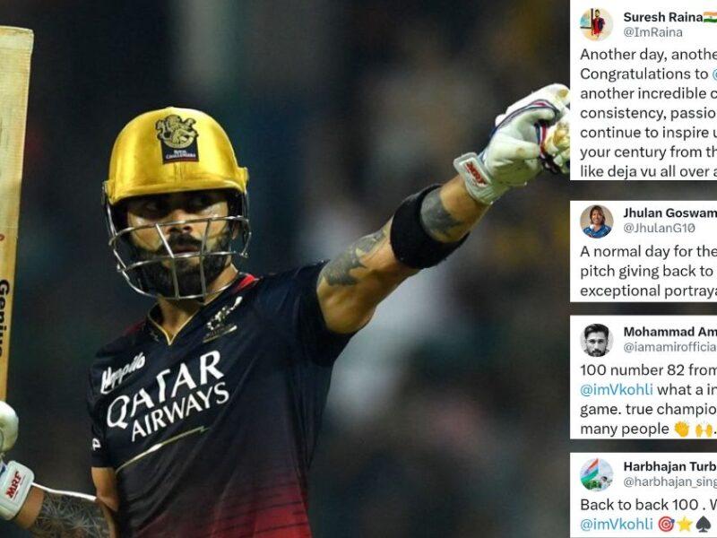 RCB vs GT: "True Champion And Inspiration" - Twitter Hails King Virat Kohli As He Hits A Magnificent Century In Do-or-die Clash Against Gujarat Titans