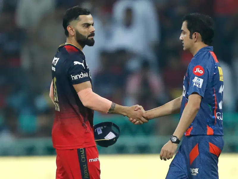 Virat Kohli and Gautam Gambhir