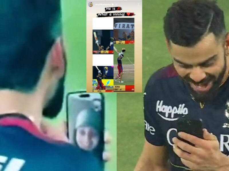 SRH vs RCB: WATCH - Virat Kohli Video Calls Anushka Sharma After His Astonishing Century Against Sunrisers Hyderabad