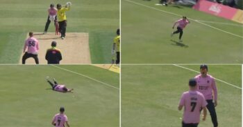 T20 Blast: Watch - Joe Cracknell Pulls Off One Of The Best Catches Of The Year With Stunning Left-Handed Effort