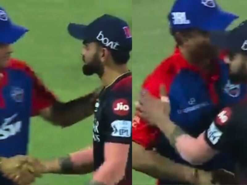 DC vs RCB: Watch - Virat Kohli And Sourav Ganguly Finally Shake Hands After Ignoring Each Other In Bengaluru