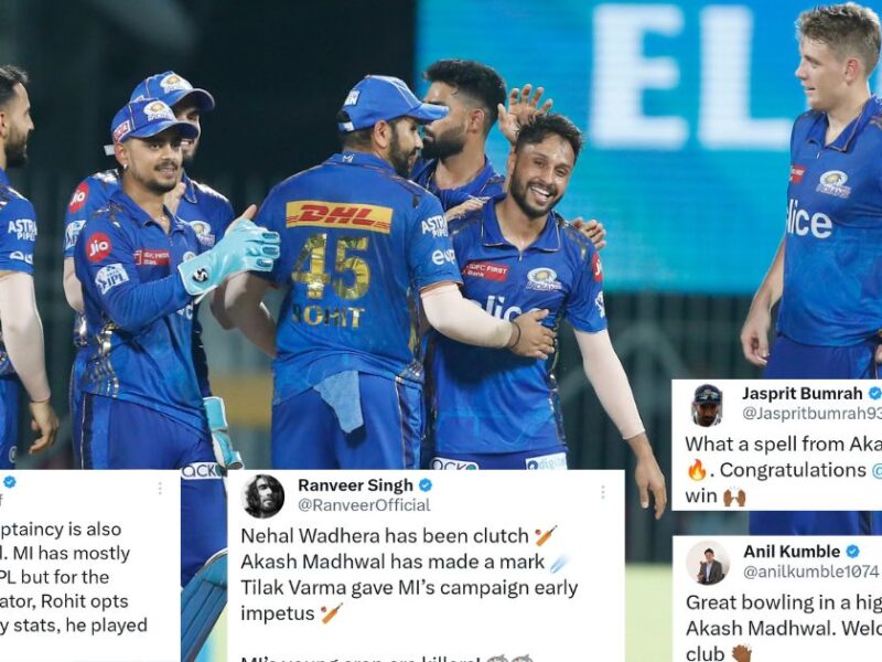LSG vs MI: "What A Sensational Victory" - Twitter Erupts As Akash Madhwal Helps Mumbai Indians Hammer Lucknow Super Giants In IPL 2023 Eliminator