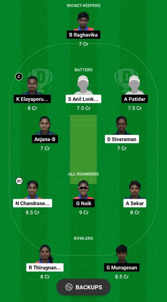 DIA-W vs PRI-W Dream11 Prediction Fantasy Cricket Tips Dream11 Team Siechem Pondicherry Womens T10 