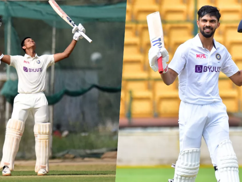 India's Ruturaj Gaikwad and Yashasvi Jaiswal