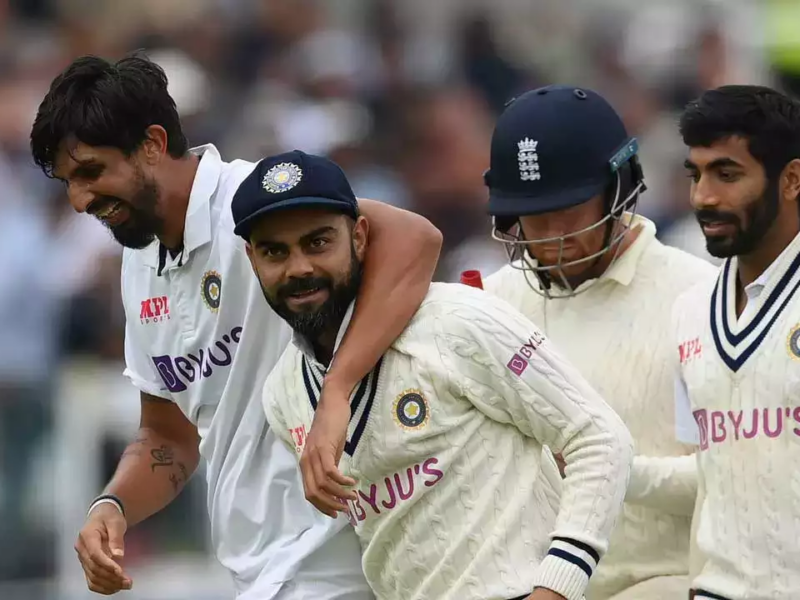 Ishant Sharma and Virat Kohli