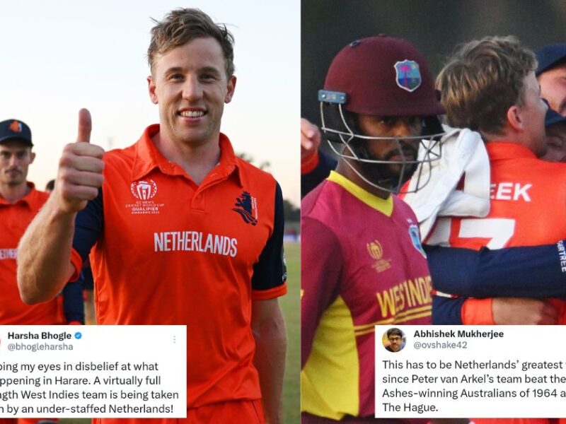 ICC World Cup 2023: "A Match For The Ages" - Twitter Erupts As Netherlands Pull Off A Heist And Stun West Indies In CWC Qualifier Clash