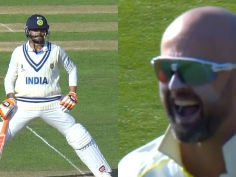 ICC World Test Championship Final: WATCH - Ravindra Jadeja Left In Absolute Disbelief After Getting Dismissed by Nathan Lyon At The Oval