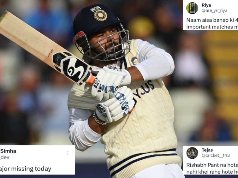 ICC World Test Championship Final: "He Is Being Missed Big Time" - Fans on Twitter Miss Rishabh Pant After India's Horrific Show With Bat At The Oval