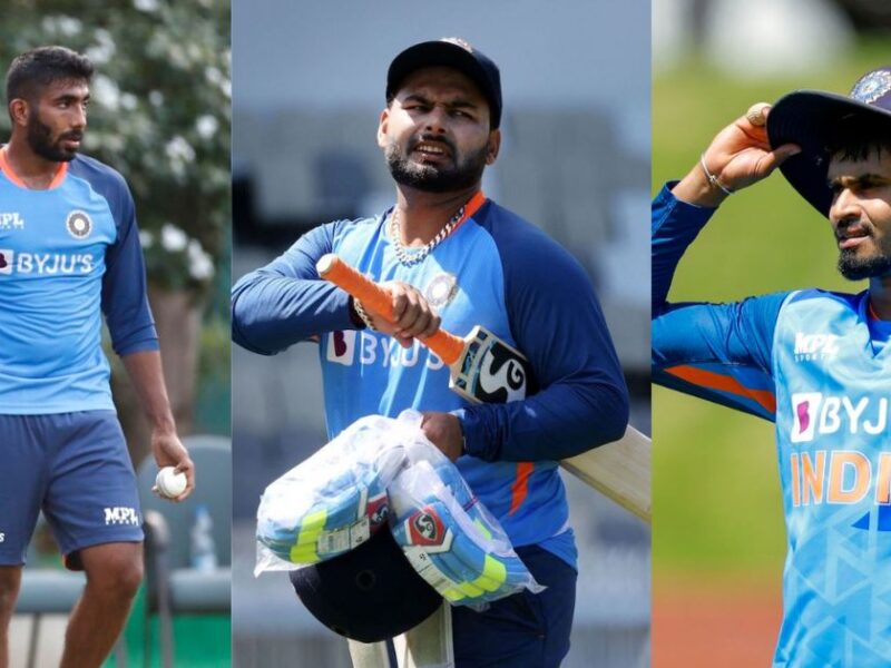 Rishabh Pant, Jasprit Bumrah, Shreyas Iyer