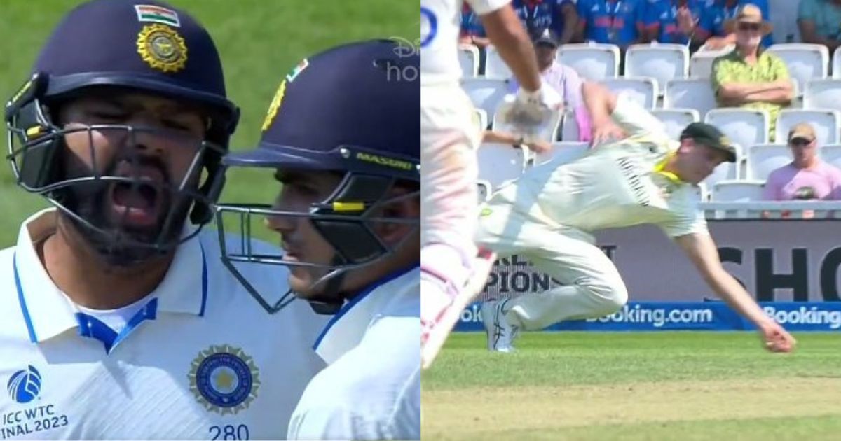WTC Final: Watch - Rohit Sharma Angry, Shubman Gill Stunned As The Latter Forced To Walk Back After Third Umpire's Controversial Decision On Cameron Green's Catch