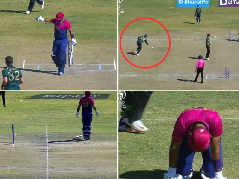 ICC World Cup 2023: Watch - Andrew Balbirnie Shows Great Presence Of Mind As He Produces A Clever Run-Out To Dismiss Muhammad Waseem